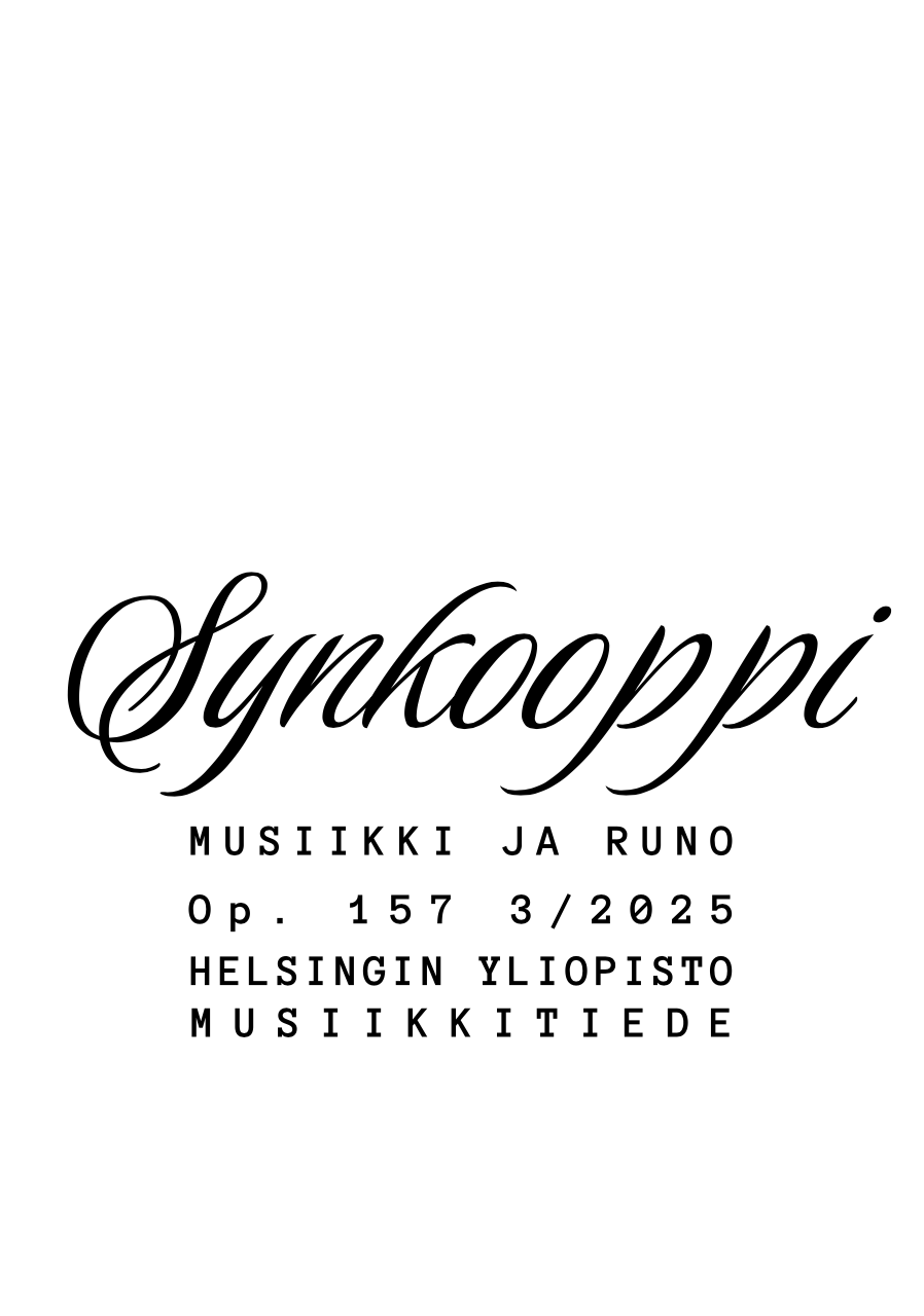					Näytä Vol 48 Nro 157 (2025): Synkooppi op. 157
				